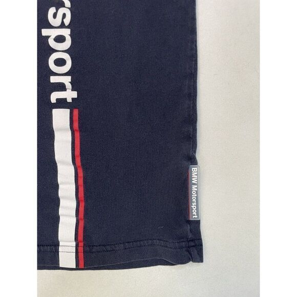 Puma BMW Motorsport T-shirt Women Medium Blue Logo Short Sleeve - Picture 2 of 7
